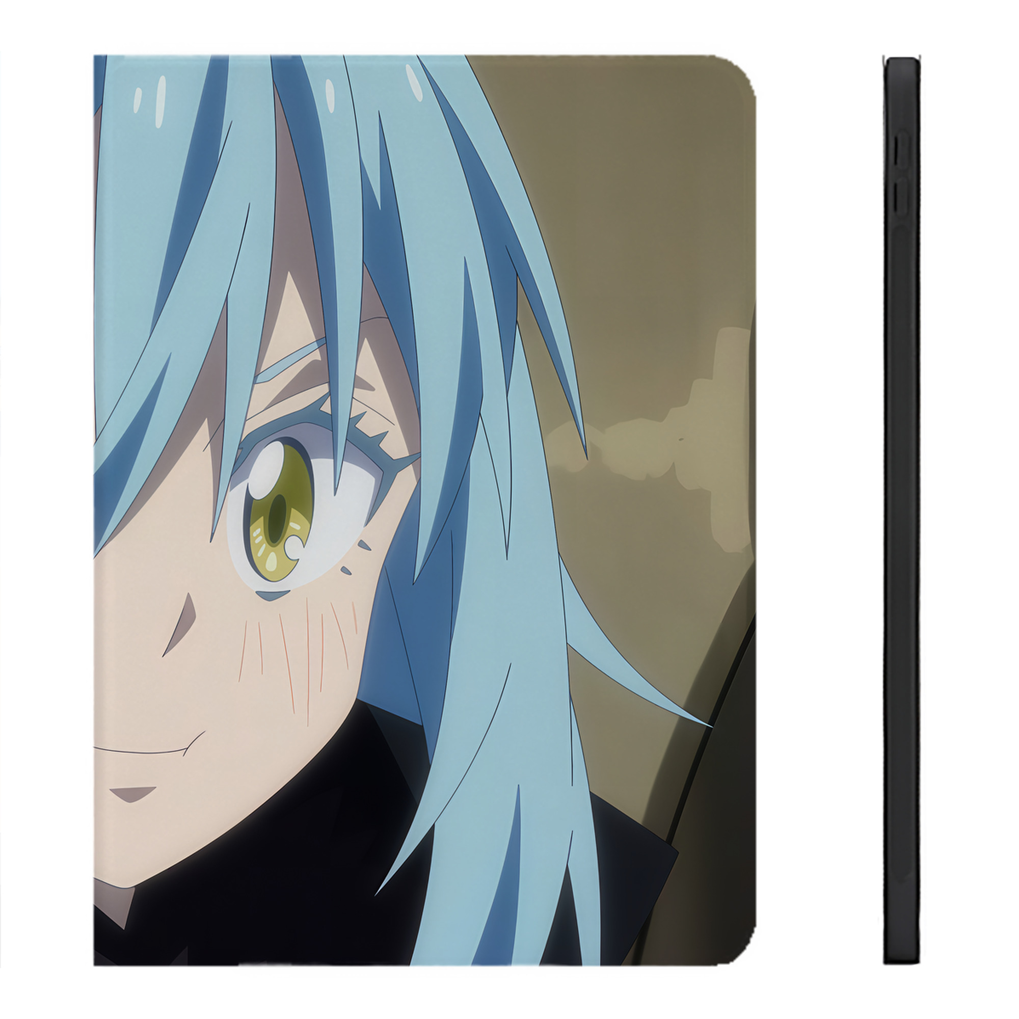 （画像用） 転スラ Regarding Reincarnated to Slime IPadケース ペンホルダー付き ブックスタイルデザイン
